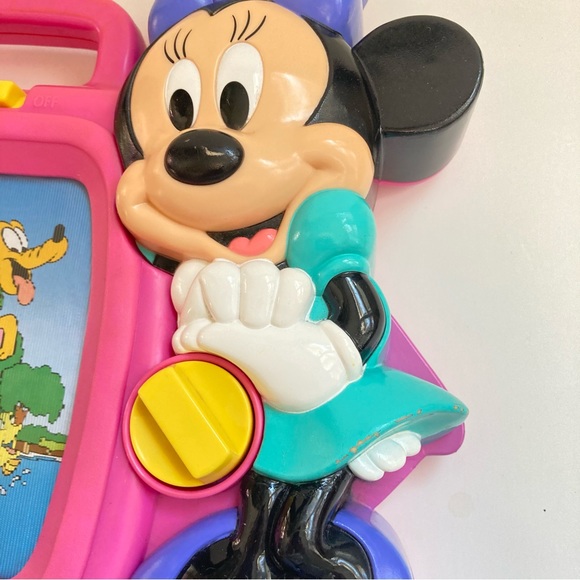 DISNEY - Minnie Mouse wind up Musical TV Vintage - Picture 8 of 9